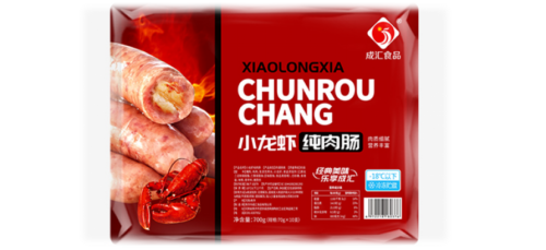 Crayfish flavor meat sausage