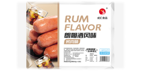 Rum flavor meat sausage